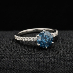 Elegant Luxury 18k White Gold Diamond <b>Ring</b> IGI Certified Classic <b>Fine</b> Jewelry Gift for Women and Men - Product Image 2