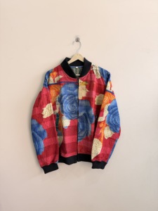 Veste bomber matelassée vintage Kantha faite à la main, style streetwear, fermeture éclair, veste d'hiver - Product Image 4