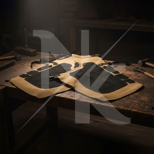 Tablier de protection robuste en cuir véritable pour fermeurs et soudeurs, à jambes séparées, avec sangles réglables, le plus vendu - Product Image 6