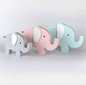 Art Deco Handcrafted <b>Wooden</b> Animal Figurines Set for Kids Room <b>Nursery</b> <b>Decoration</b> - Product Image 3
