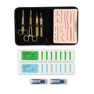 Complete Surgical Skin Pad with Instruments Suturing and Hands On Training Suture Practice <b>Kit</b> for Medical Students Hot Selling - Product Image 1