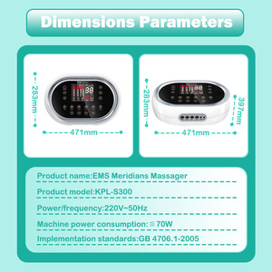 Dispositivo de Masaje Terapéutico Beirelax <span class=keywords><strong>EMS</strong></span> <span class=keywords><strong>TENS</strong></span> para aliviar el dolor con terapia de ondas de calor y luz masajeador de meridianos <span class=keywords><strong>EMS</strong></span> personalizado - Product Image 6