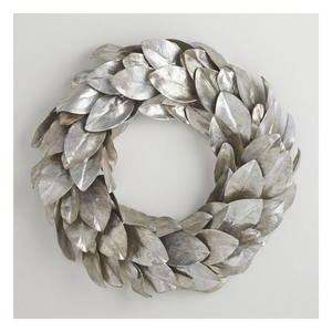 Handmade Metal Wreath with Beautiful Botanical Pattern for <b>Front</b> <b>Door</b> Wall Garden and Seasonal <b>Decoration</b> - Product Image 2