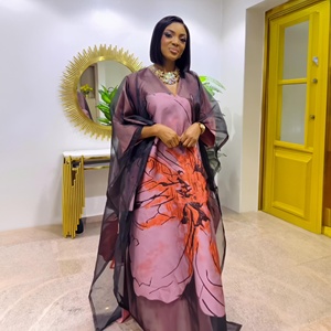 <span class=keywords><strong>Boubou</strong></span> <span class=keywords><strong>Africain</strong></span> Luxe Deux Pièces Nouveau Design pour Femme Vêtement Premium <span class=keywords><strong>Africain</strong></span> de Haute Qualité - Product Image 5