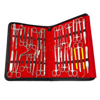 Kit de 157 instruments de dissection chirurgicale en acier inoxydable avec étui, ensemble d'instruments chirurgicaux personnalisés, fournisseur en gros