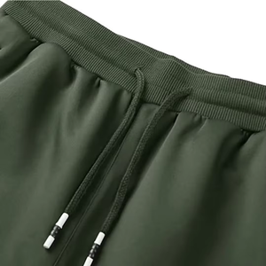 Survêtement d'hiver pour homme, couleur unie, 2 en 1, streetwear, manches longues, fermeture éclair sur le devant, col à capuche, décontracté, respirant, coton, coupe régulière - Product Image 4