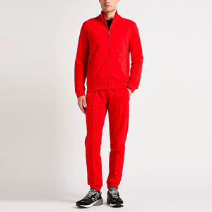 Chándal de invierno con capucha de corte regular, personalizado para entrenamiento, para hombre, con cremallera completa, para gimnasio y atletismo - Product Image 2