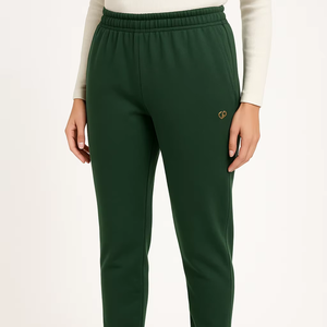 กางเกงวอร์มผู้หญิง ผ้าฝ้ายเนื้อนุ่ม ผ้าฟลีซ เอวยางยืด ทรงเรียว ใส่ได้ทุกวัน ลำลอง แอคทีฟ - Product Image 1