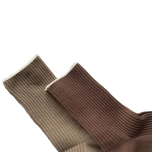 New Japanese <b>Socks</b> Set Solid <b>Color</b> Women's Casual Cotton <b>Socks</b> Autumn Simple Women's Medium Length <b>Socks</b> - Product Image 4