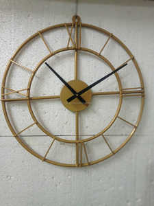 Antique Style Mosaic Glass Hanging Iron Wall <b>Clock</b> Single Face Modern Design with High Quality Metal Needle Display - Product Image 6