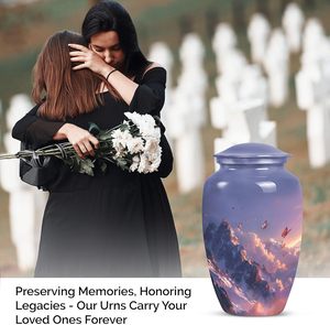 Purple Meadow <b>Urns</b> for Human Ashes <b>Urn</b> for Ashes Adult Male Memorial <b>Urns</b> for Human Ashes <b>Large</b> <b>Urn</b> for Ashes - Product Image 3