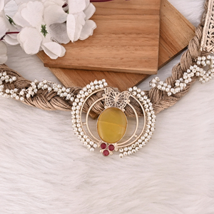 Handmade Jute Thread Trendy Boho Eco-Friendly Layered <b>Statement</b> <b>Necklace</b> for Women Perfect Gift - Product Image 2