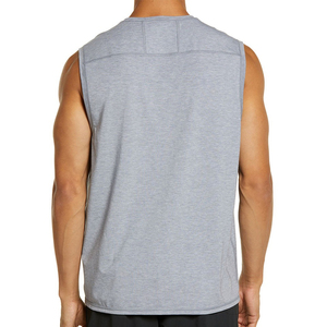 เสื้อกล้ามผู้ชาย ระบายอากาศได้ดี เป็นมิตรกับสิ่งแวดล้อม ผ้าฝ้าย 100% คอกลม ถักแบบเรียบ สวมใส่สบาย - Product Image 5