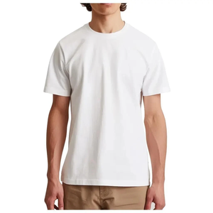 เสื้อยืดคอกลมผู้ชาย ผ้าฝ้ายออร์แกนิค 100% คุณภาพพรีเมียม ทรงสปอร์ต ถักทออย่างดี สีพื้น สวมใส่สบาย ทรงหลวม ระบายอากาศได้ดี เป็นมิตรต่อสิ่งแวดล้อม เหมาะสำหรับฤดูร้อน - Product Image 1
