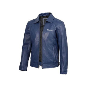 Chaqueta de Cuero para Hombre, Material PU, Corte Ajustado, Informal, para Invierno, Cómoda, Suave al Tacto, Elegante y Moderna - Product Image 6