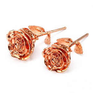 Wholesale 24k Gold Rose Plated Real Flower Preserved Long Stem Golden Rose with Luxury <b>Gift</b> <b>Box</b> for <b>Valentines</b> Day Wedding - Product Image 6