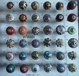 Tiradores y perillas de muebles de cerámica personalizables modernas para uso en armario, cajón, tocador y armario - Product Image 2