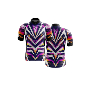 Recycled Polyester Cycling Jersey Eco-Friendly RPET Fabric Sustainable Custom Logo Sublimation Printed Short Summer Road <b>Bike</b> - Product Image 2