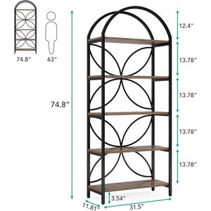 เฟอร์นิเจอร์ห้องนั่งเล่น ชั้นวางหนังสือ - Product Image 5