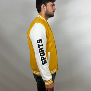 Chaqueta Varsity Personalizada de Talla Grande para Deportes de Equipo con Bordado de Alta Calidad para Hombre - Product Image 4