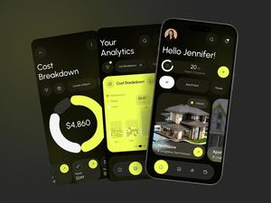 Application mobile de gestion intelligente des propriétés, gestion des locations et des entretiens des locataires, suivi des propriétés en temps réel, Android iOS - Product Image 3