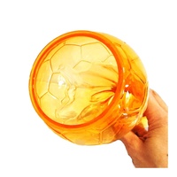 2025 pour Yard 450ml Gobelet de fête en PET sans BPA, réutilisable, écologique, en forme de trophée de football, avec paille et couvercle, pour boissons froides