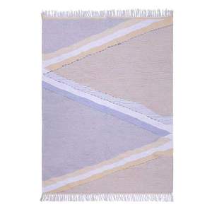 Best Selling Abstract Foldable <b>Flat</b> Weave Cotton <b>Rug</b> Eco-friendly Lightweight Washable Soft Carpet Easy Storage Travel Temporary - Product Image 3