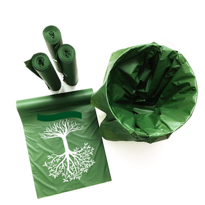 Bolsa de camiseta en rollo, superventas 2026, precio de fábrica, 100% compostable, biodegradable, sostenible, 30L 40L - Product Image 1