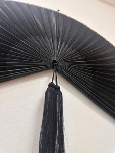 <b>Large</b> Handmade Bamboo <b>Wall</b> Fan <b>Decorative</b> Woven Folding Fan Boho <b>Wall</b> Art for Living Room Bedroom Hotel Resort Home <b>Decoration</b> - Product Image 4