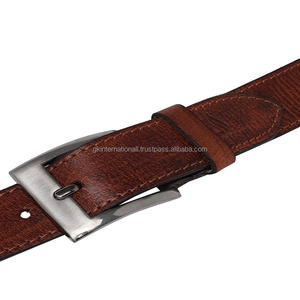 Cinturón informal para hombre, cinturón de cuero de vaca, hebilla de aleación, ocio, moda elegante, cinturón táctico de cuero de grano completo genuino - Product Image 3