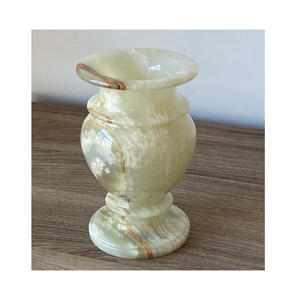 Jarrón de ónix de mármol blanco de alta calidad, el mejor tipo de piedra disponible al por mayor - Product Image 2