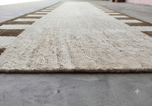 Alfombra Moderna de Rayas Tejida a Mano de Primera Calidad para Sala de Estar y Dormitorio a Precio de Mayoreo - Product Image 6