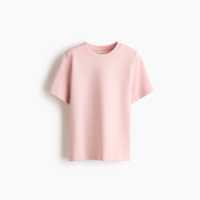 T-shirt en maille interlock de qualité supérieure, mélange de coton doux, respirant, streetwear décontracté, logo personnalisé, mode estivale