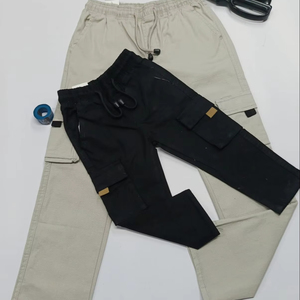 Haute qualité hommes 100% coton Camouflage pantalon décontracté mi-taille extérieur Cargo salopette avec multi-poches toile légère - Product Image 6