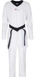 <b>Top</b> quality Taekwondo Uniform Dobok for Kids New Style Fabric Equipment <b>White</b> Colour Suits Slim Fit Young Adults Custom logo - Product Image 2