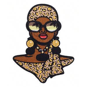 Patch brodé avec logo personnalisé pour vêtements, chapeaux, sacs, production en gros en usine - Product Image 3