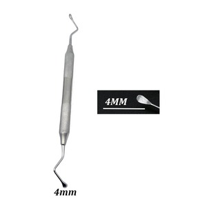 Juego de 4 piezas de curetas dentales Gracey de doble punta para limpieza y restauración dental - Product Image 3