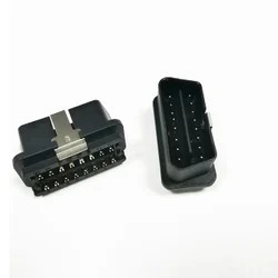 Conector Macho OBD-II de 16 Pines OEM con Clips Metálicos para Programación de ECU y Arnés de Cableado - Product Image 4