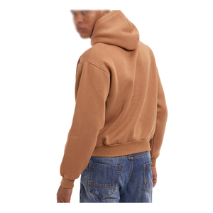 Sweat-shirt à capuche surdimensionné pour homme, couleur unie, en molleton de coton, coupe décontractée, pour l'automne - Product Image 6