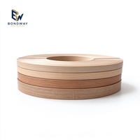 Bande de chant PVC auto-adhésive à grain de bois pour panneaux de contreplaqué, 22 mm, personnalisable 0,4-3 mm, pour le chant des tables à manger en contreplaqué (en rouleau)