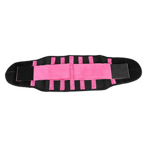 Ceinture de sudation en néoprène rose pour femme, pour la perte de poids, le remodelage abdominal, le soutien dorsal et l'entraînement sportif - Product Image 3