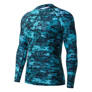 Custom MMA Rash Guard <b>Long</b> <b>Sleeve</b> <b>Compression</b> <b>Shirt</b> BJJ Grappling Sportswear Breathable Quick Dry Sublimation Printed Gym - Product Image 1