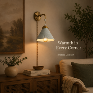 Lámpara de Pared Moderna de Cerámica con Brazo Oscilante, Pantalla de Vidrio Ajustable, Aplique LED de Diseño Escandinavo, Regulable 2700K, Lujo para Interiores - Product Image 4