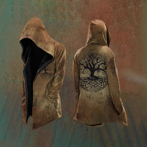 Veste coupe-vent à capuche personnalisée, style vintage, coupe ample, en polaire non tissée imprimée, écologique, pour l'hiver, style hip-hop streetwear - Usine - Product Image 5