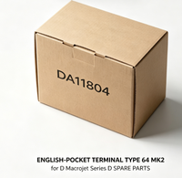 Terminal de poche ENGLISH-POCKET TYPE 64 MK2 DA11804 pour la série D Macrojet - Pièces de rechange