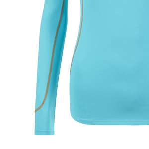 Wholesale Low Price OEM Custom Compression Sports <b>Tops</b> Horse Riding Women Long <b>Sleeve</b> Show Equestrian Shirt Hot Sale - Product Image 3
