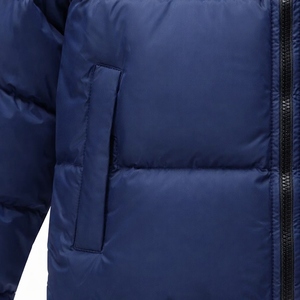 High Quality Hot Selling Winter Canvas Bubble <b>Jacket</b> Men <b>Warm</b> Outdoor Regular Lightweight Windproof Casual Front Custom Logo - Product Image 3