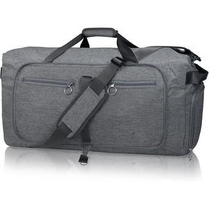 Waterproof Nylon Travel Duffle With Multiple Compartments Eco Friendly Factory Made Lightweight Sports Gym Workout <b>Bags</b> - Product Image 5