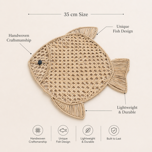 Best Seller Custom <b>Table</b> <b>Mat</b> <b>Table</b> Decoration Accessories Metal Frame with Raffia <b>Round</b> <b>Table</b> <b>Mat</b> Available at Low Price - Product Image 3