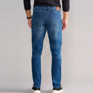 Meilleur Prix – Nouveauté : Jean en toile droite 100 % coton, personnalisable avec logo, décontracté, respirant et écologique, disponible en ligne - Product Image 2